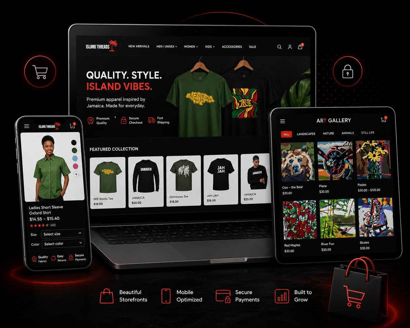 e-commerce website image